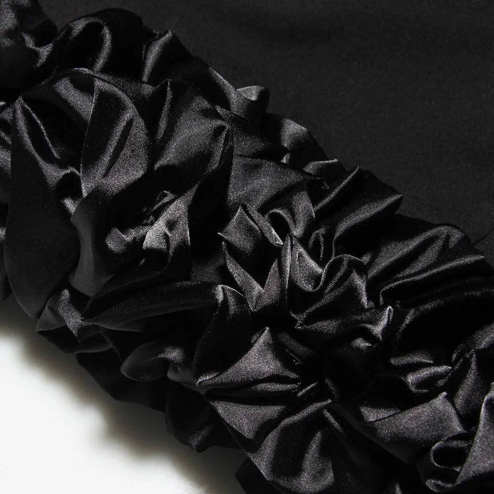Fashion Women's Wear Black Camisole Square Collar Dress - Bellarte Enchanté Fashion Women's Wear Black Camisole Square Collar Dress